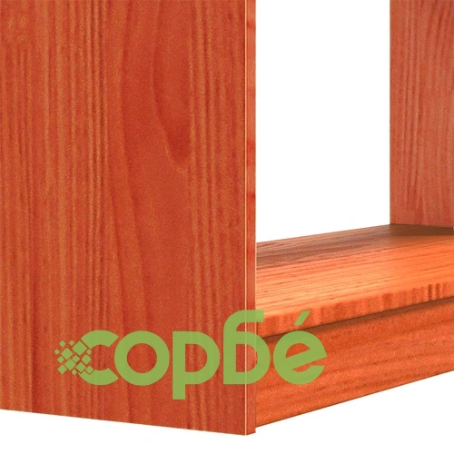 Шкаф за книги от масивно борово дърво, кафяв с восъчно покритие, 80 x 30 x 167,5 см ➤ топ цена ➤ sorbe.bg