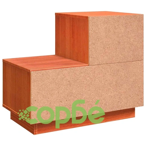 Нощни шкафчета 2 броя восъчнокафяв 60x34x51 см масивно борово дърво ➤ топ цена ➤ sorbe.bg