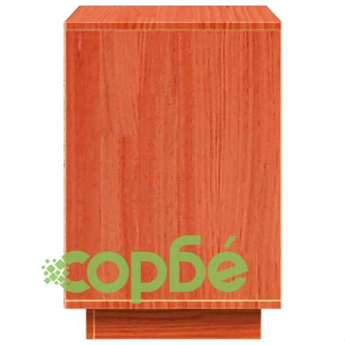 Нощни шкафчета 2 броя восъчнокафяв 60x34x51 см масивно борово дърво ➤ топ цена ➤ sorbe.bg