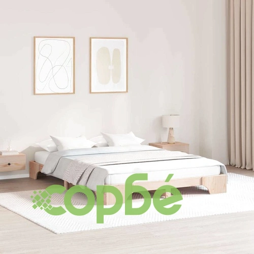 Рамка за легло от масивно борово дърво 150x200 см, височина 20 см ➤ топ цена ➤ sorbe.bg