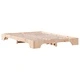 Рамка за легло от масивно борово дърво 140x200 см, височина 20 см
