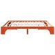 Рамка за легло от масивна борова дървесина с восъчно покритие 200x200x30 см