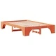 Рамка за легло от масивна борова дървесина с восъчно покритие 135x190 см