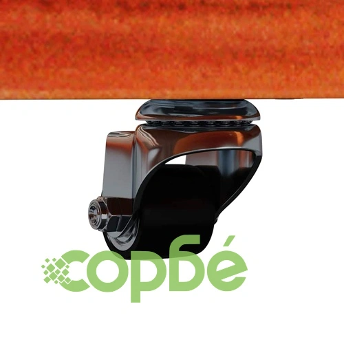 Рамка за легло с колелца кафяво 90x190 см масивна борова дървесина ➤ топ цена ➤ sorbe.bg