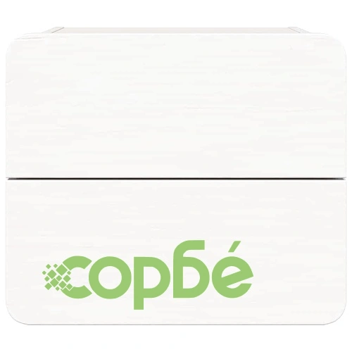 Комплект 2 броя стенни нощни шкафчета бяло 39x34x33 см масивно борово дърво ➤ топ цена ➤ sorbe.bg