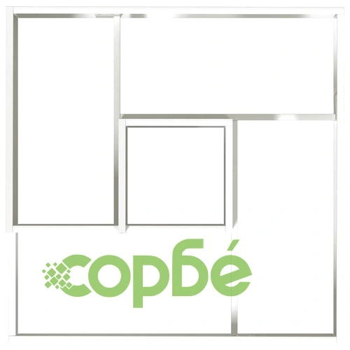 Градинска саксия от студено валцована стомана 80x80x50 см бяла ➤ топ цена ➤ sorbe.bg