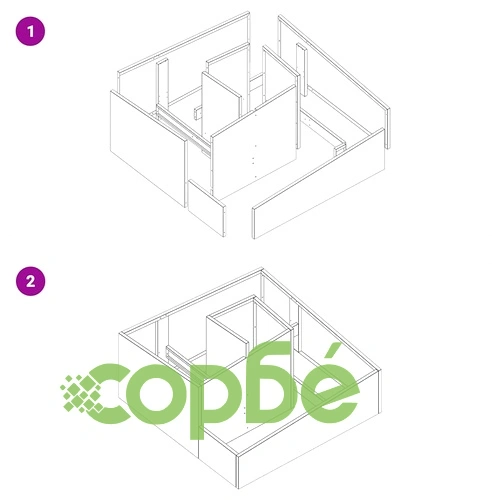 Градинска саксия от патинираща стомана 80x80x50 см кафява ➤ топ цена ➤ sorbe.bg