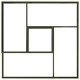 Градинска саксия от стомана маслиненозелена 100x100x50 см