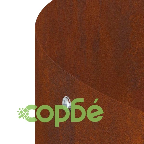 Градински саксии от кортенова стомана 5 броя 80x80x20 см кафяви ➤ топ цена ➤ sorbe.bg