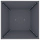 Градинска саксия колона Антрацит 40x40x100 см Стомана