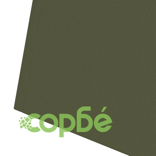Градинска саксия с колона маслинено зелено 40x40x100 см стомана ➤ топ цена ➤ sorbe.bg