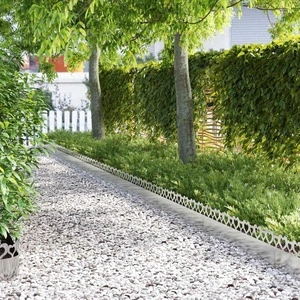 Ограничители за трева от неръждаема стомана, 20 бр., 103 x 0,05 x 22 см