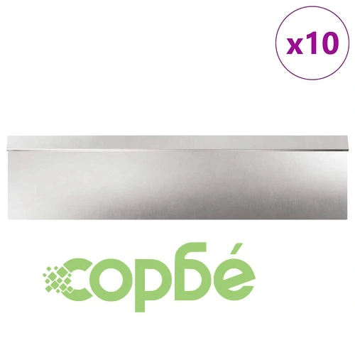 Огради за охлюви 16 броя сребристи от неръждаема стомана ➤ топ цена ➤ sorbe.bg