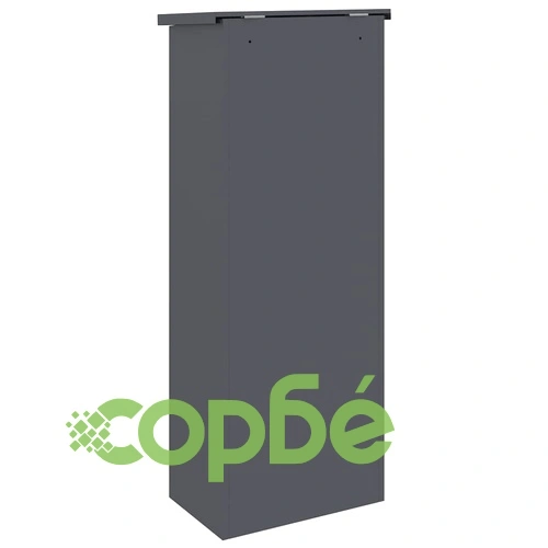 Пощенска кутия за пратки от стомана - антрацит 44.5 x 29 x 110.5 см ➤ топ цена ➤ sorbe.bg