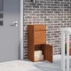 Пощенска кутия за пратки от патинираща стомана 41 x 38 x 103 см