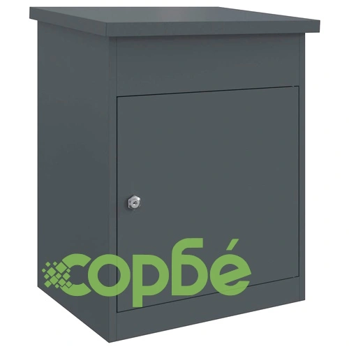 Пощенска кутия за пратки от стомана Антрацит 44x35x59 см ➤ топ цена ➤ sorbe.bg