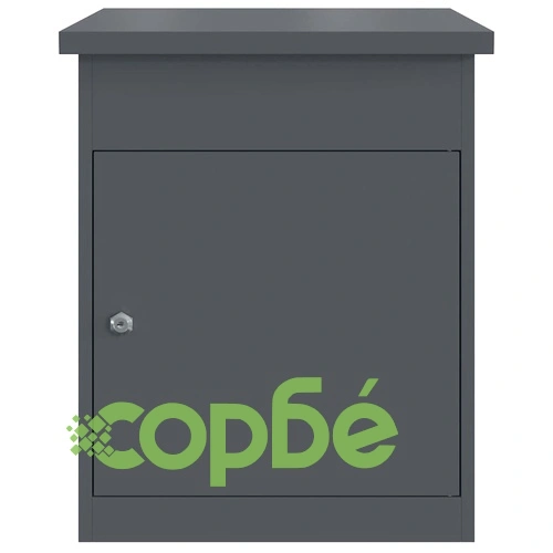 Пощенска кутия за пратки от стомана Антрацит 44x35x59 см ➤ топ цена ➤ sorbe.bg