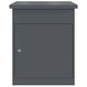 Пощенска кутия за пратки от стомана Антрацит 44x35x59 см