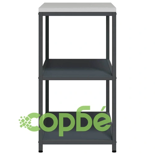 Кухненски рафт за съхранение от стомана - Антрацит, 90x50x92 см ➤ топ цена ➤ sorbe.bg