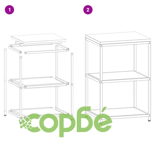 Кухненски рафт за съхранение от неръждаема стомана 60x50x92 см сребрист ➤ топ цена ➤ sorbe.bg