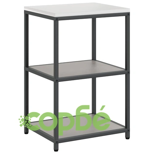 Кухненски рафт за съхранение от атмосферостойкова стомана 60x50x92 см ➤ топ цена ➤ sorbe.bg