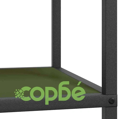 Кухненски рафт за съхранение маслинено зелен 40x50x92 см стомана ➤ топ цена ➤ sorbe.bg