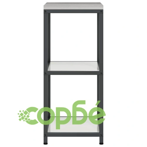 Кухненски рафт за съхранение от галванизирана стомана 40x50x92 см, сребрист цвят ➤ топ цена ➤ sorbe.bg