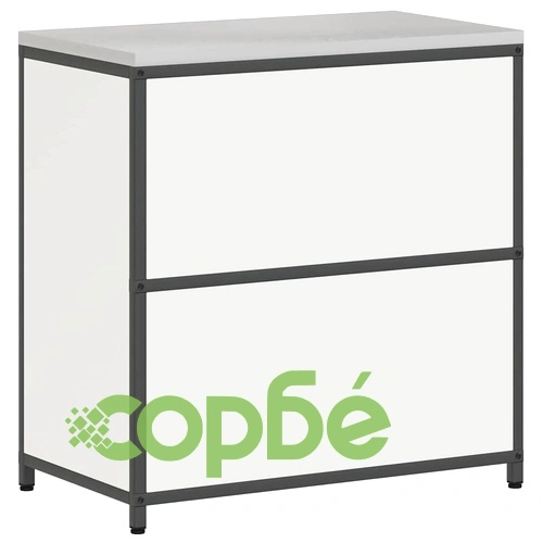 Кухненски шкаф за съхранение от стомана - бял, 90x50x92 см ➤ топ цена ➤ sorbe.bg