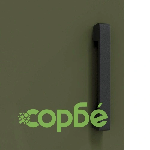 Кухненски шкаф за съхранение с 2 рафта Маслинено зелен Стомана 90x50x92 см ➤ топ цена ➤ sorbe.bg