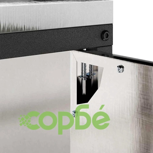 Кухненски шкаф за съхранение от неръждаема стомана 90x50x92 см сребрист ➤ топ цена ➤ sorbe.bg