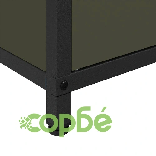 Кухненски шкаф за съхранение от стомана 90x50x53 см - маслинено зелен ➤ топ цена ➤ sorbe.bg