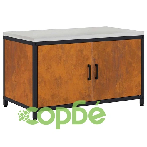 Кухненски шкаф за съхранение 90x50x53 см от устойчива на атмосферни влияния стомана ➤ топ цена ➤ sorbe.bg