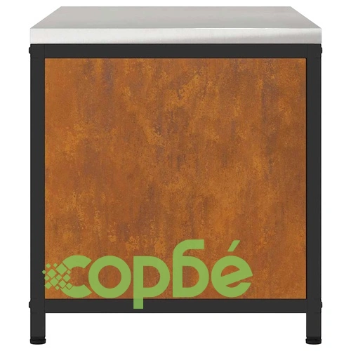 Кухненски шкаф за съхранение 90x50x53 см от устойчива на атмосферни влияния стомана ➤ топ цена ➤ sorbe.bg