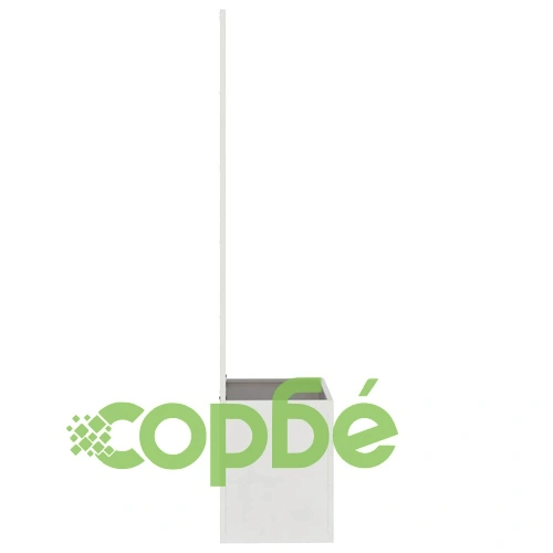 Градинска преграда за уединение от неръждаема стомана, сива 50x140 см ➤ топ цена ➤ sorbe.bg