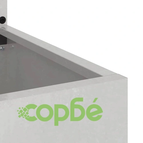 Градинска преграда за уединение от неръждаема стомана, сива 50x140 см ➤ топ цена ➤ sorbe.bg