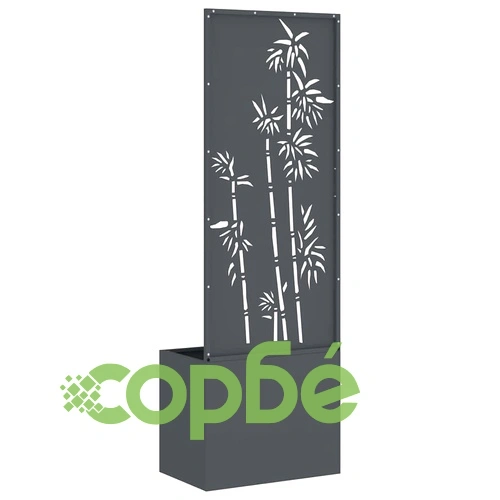 Декоративен параван за градина Антрацит 50x140 см студено валцована стомана ➤ топ цена ➤ sorbe.bg