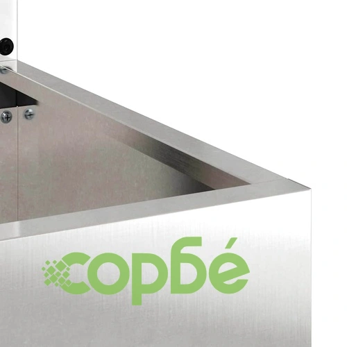 Градинска преграда за уединение от неръждаема стомана сив 50x140 см ➤ топ цена ➤ sorbe.bg