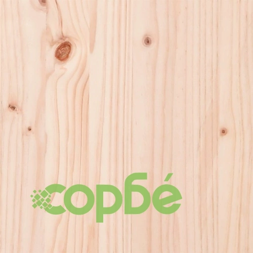 Леглова рамка с тапицирана табла от борово дърво светлосиво 135x190 см ➤ топ цена ➤ sorbe.bg