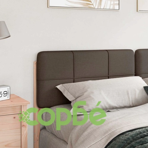 Табла за легло Кафяво и таупе 200 см, масивно борово дърво ➤ топ цена ➤ sorbe.bg