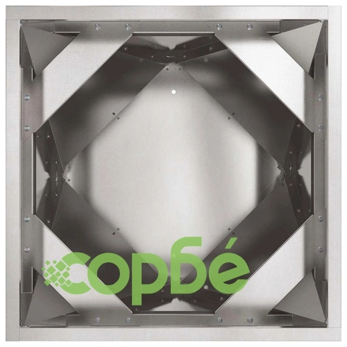 Кашпа Сребриста 50 x 50 x 75 см от Неръждаема Стомана ➤ топ цена ➤ sorbe.bg