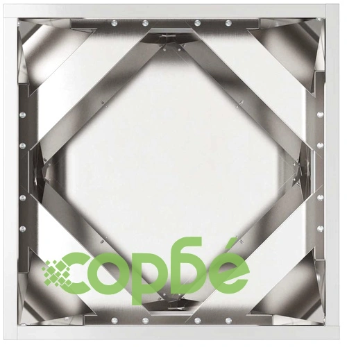 Кашпи от неръждаема стомана 2 броя сребристи 40x40x40 см ➤ топ цена ➤ sorbe.bg
