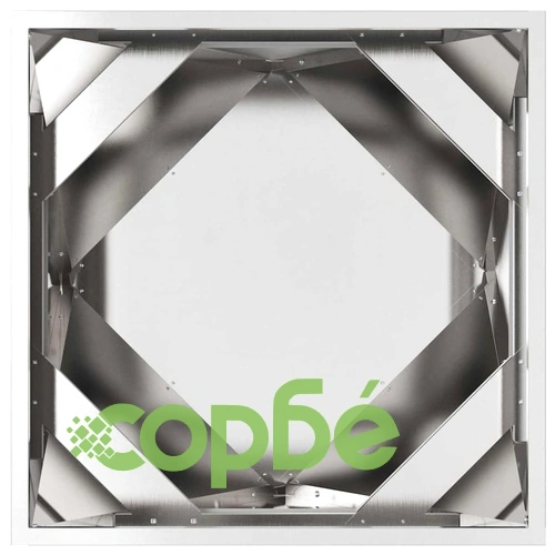 Кашпи от неръждаема стомана 2 бр. сребристи 50x50x50 см ➤ топ цена ➤ sorbe.bg