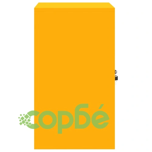 Шкаф за съхранение Горчично жълто 60 x 40 x 70 см Стомана ➤ топ цена ➤ sorbe.bg