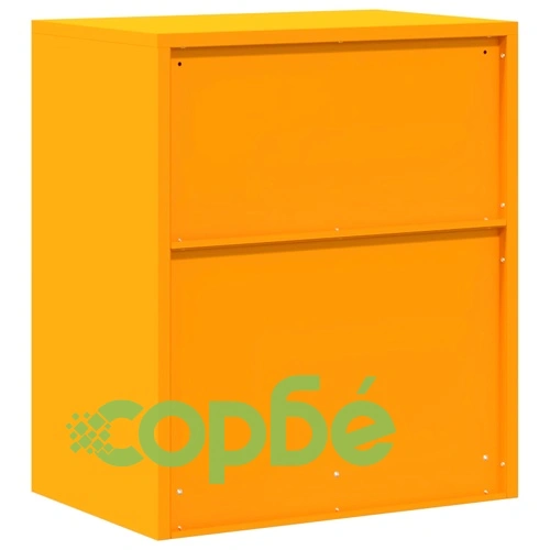 Шкаф за съхранение Горчично жълто 60 x 40 x 70 см Стомана ➤ топ цена ➤ sorbe.bg