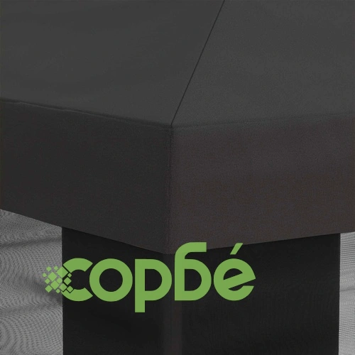 Покривало за беседка със стени Антрацит 600,5 x 300,5 см ➤ топ цена ➤ sorbe.bg