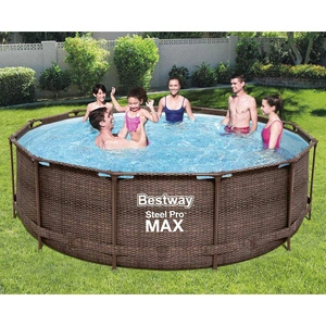 Bestway Steel Pro MAX Комплект басейн Deluxe Series, кръгъл, 366x100 см
