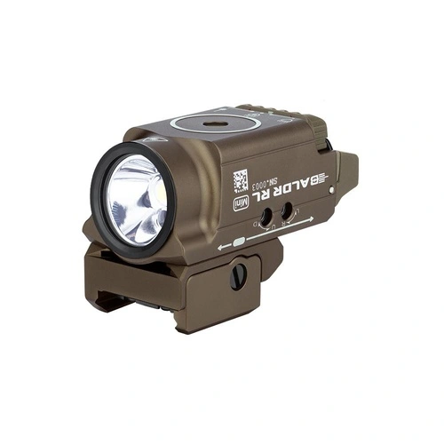 Пистолетен фенер с лазерен целеуказател Olight BALDR RL Mini 600lm Desert Tan. ➤ топ цена ➤ sorbe.bg