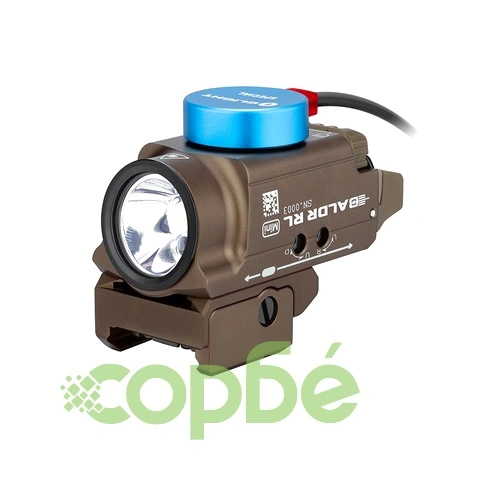Пистолетен фенер с лазерен целеуказател Olight BALDR RL Mini 600lm Desert Tan. ➤ топ цена ➤ sorbe.bg