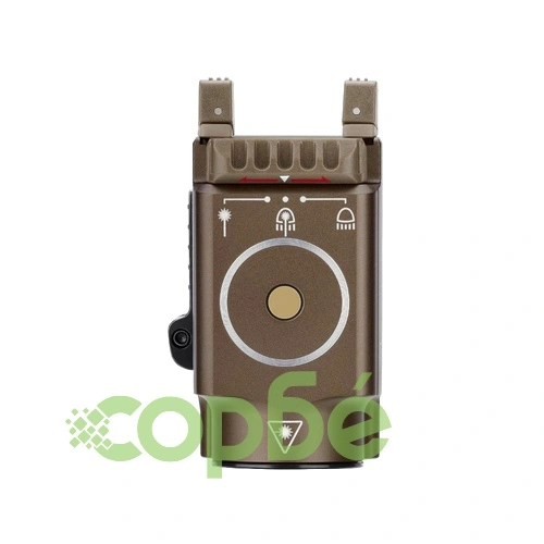 Пистолетен фенер с лазерен целеуказател Olight BALDR RL Mini 600lm Desert Tan. ➤ топ цена ➤ sorbe.bg