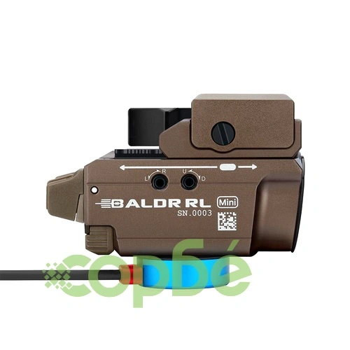 Пистолетен фенер с лазерен целеуказател Olight BALDR RL Mini 600lm Desert Tan. ➤ топ цена ➤ sorbe.bg